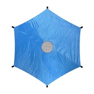 Trampoline Rain Cover Trampoline Canopy Premium 6-14ft Trampoline Sunshade Cover Uv Resistant Waterproof Oxford Cloth Universal Canopy for Sun Protection Rainproof Tent