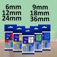 Print Brother 6-36mm Compatible Label Tape PT-P300BT PT-P710BT PT-P910BT TZe231