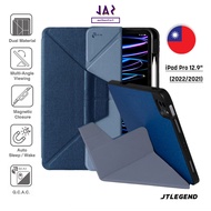 JTLEGEND AMOS QCAC Folio Case with Pencil Holder and Clip for iPad Pro 12.9" (2022/2021)