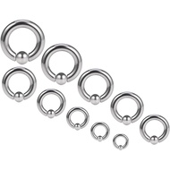 Ocptiy 0G 4G 2G 6G 8G 12G 14G 16G 18G 20G Septum Ear Earrings Gauges Stretching Piercing Kit 316L Su