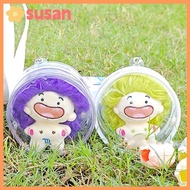 SUSANSU  Outdoor Bag, 10cm Doll Multicolor Doll Display Box, Dia. 12/14cm Bag Decoration Doll Access