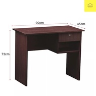 L90cm Writing Table Office Table Solid Board with 1 Drawer
