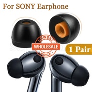 [ Wholesale Prices ] 1 Pair Silicone Replace Earplugs Headphone Earplug Cap Ear Tips Sound Insulation Ear Cushion Pads Dual Color Earphone Eartips In-ear Earbuds Cover for Sony