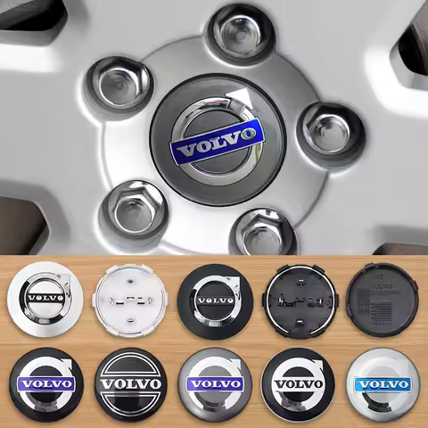 4pcs 64mm VOLVO Badge Car Wheel Center Cap For Volvo XC60 V70 S60 XC90 S80 V40 XC70 V50 Rim Hub Cove