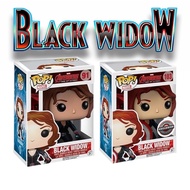 Funko POP Marvel Black Widow #91,Black Widow (W/ Shield) #103 Vinyl Collection Figure Toys