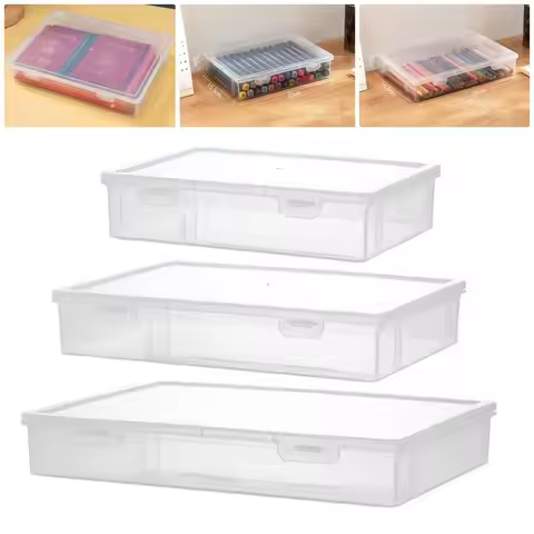 1Pcs School Home Office Supplies Document Storage Container Multifunctional Plastic A4 A5 File Organ