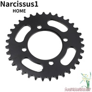 NARCISSUS Chain Sprocket, 420 35T Black Rear Sprocket, Durable Steel Inner 76mm Drive Sprocket for A