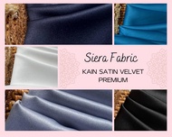 Grosir 1 Roll Kain Satin Velvet Roberto Premium