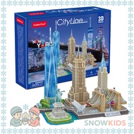 [Meaningful Gift] New York City Line 3D Assembly Model | CubicFun MC255H Architectural Puzzle Toy