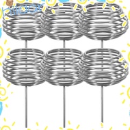 HLAR 10pcs Bonsai Baskets, Fertilizer Tool Stainless Steel Gardening Fertilization Baskets, Durable 