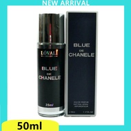 LOVALI Bleu De Channel Pour Homme 50ML Male Perfume Viral Pocket Perfume for HIM / Pemborong Minyak 