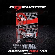CALIPER GP4 PNP Y15 FRONT (BLACK / CHROME )