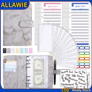 A6 Cash Budget Organizer Budget Planning Folder Zippered Envelope Cash Budget Book Handwritten Noteb