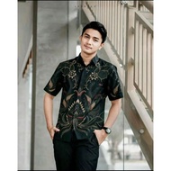 KEMEJA Men's Batik Shirts Short Sleeve Batik Shirts Men's Batik Pekalongan Modern Batik Shirts Men's Office Shirts Batik P051