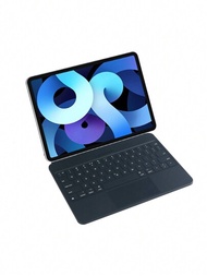 Kx005蘋果魔術鍵盤:ipad 10.9英寸鍵盤和保護套,打字體驗佳,內置軌跡板,美式英語-黑色