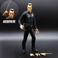 Terminator Action Figure Future Warrior 2 Liquid Metal Man T1000 Movable Action Figure Toy Display