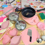 Đồ Chơi Bộ Nấu Ăn Thật Bộ Nấu Ăn 22 Chi Tiết Cho Bé Có Bếp Điện Mini