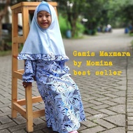 Baju Anak Momina Set Gamis Anak Maxmara - Size XL ( Gamis + Jilbab)