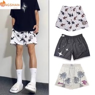 [7 Colors] Men's Quick Drying Hip-hop Street Style Star Printed Casual Shorts 2024 New Summer Five Q