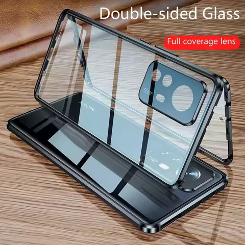 Double Sided Magnetic Adsorption Phone Case For OPPO Find X3 X5 X8 X9 Pro K13 Turbo Pro 5G Glass Cam