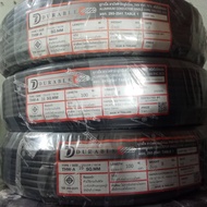 สายไฟอลูมิเนียม THW-A เบอร์16 สีดำ ขนาด 1x16 Sq mm. (ยี่ห้อ DURABLE ) ยาว 100 เมตร