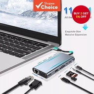 Vga to type c Hub 11-in-1 4K usb c to hdmi adapter  3.0 Adapter Type C to Compatible