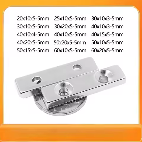 40x10x5-4 mm Block Magnets 20x10x5-5 Strong Rare Earth Magnet 50x10x5-5 Neodymium Magnets 40*10*5-4 