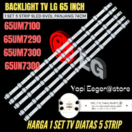 BACKLIGHT TV LED LG 65 INCH 65UM7300- 65UM7290- 65UM7100- 65UN7300 BACKLIGHT TV LED LG
