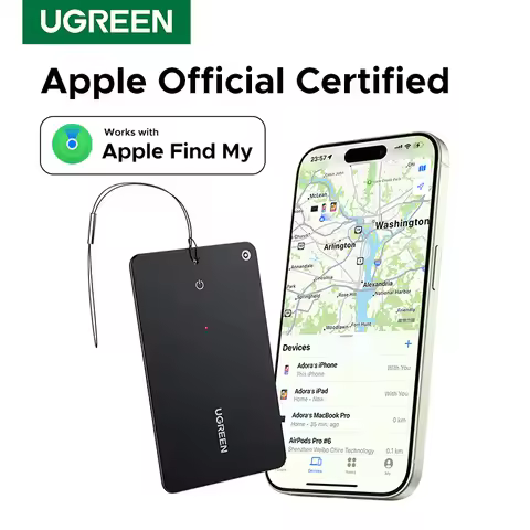 UGREEN Wallet Finder, Smart Bluetooth Tracker Card and Item Locator for Luggage Tags Passports with 