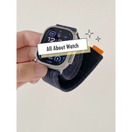 Ultra Denim Watch Strap Suitable For Smart 9 8 7 6 5 4 3 2 1 Se And HK9Pro CD99 S9 H13Ultra