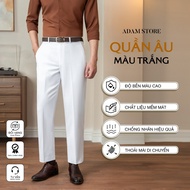 ADAM STORE WHITE MEN'S PANTS QNTT01T