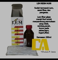 READYSTOK LEM FIBER GLASS FIBERGLASS RESIN LEM PLASTIK BAK UNTUK PLASTIK