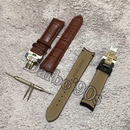 Curved Leather Watch Strap Curved Leather Watch Strap 20mm 22mm