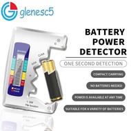 GLENES Battery Capacity Detector Digital 9V Battery Level Tester Voltage Meter Battery Monitor Volt 