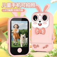 [Ready Stock] HD Camera Children Touch Mobile Phone Can Photo Can Record Games Educational Cartoon C