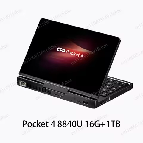 GPD Pocket4 Touch Screen High-Performance Gaming Mini Pc AMD 8840U 16G 1TB 8.8inch 2560×1600 144hz P
