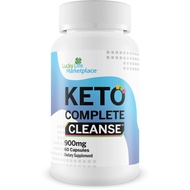 Keto Complete Cleanse - Natural Keto Cleanse Supplement - Support Reduced Inflammation & Bloating - 