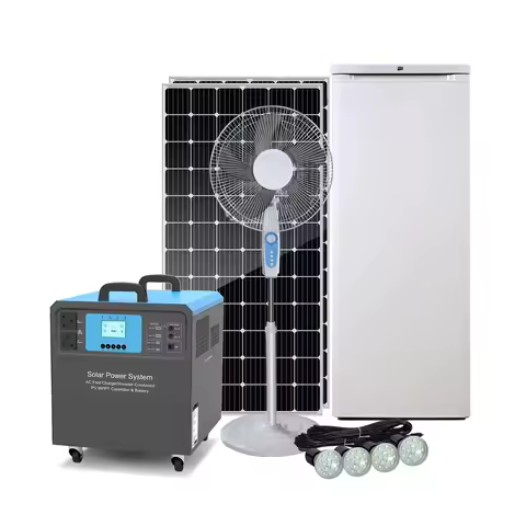 Whole House 2500W Portable Solar Power Station with Photovoltaic Panel Energy System Solar Generator
