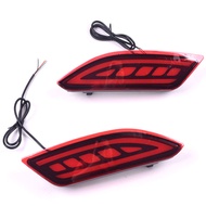 LED Rear Bumper Light Reflector Fog Lamp Brake Light Turning Signal Light for -V 2015-2018