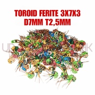 10X FERITE TOROID MAINTOR CORE 3X7X3 CORE CORE D7MM T2.5MM - TOROID CORE GET 10PCS