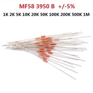 20 Pcs Thermal Resistor NTC MF58 3950 B  +/-5%  1K 2K 5K 10K 20K 50K 100K 200K 500K 1M O0K4