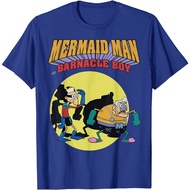 Makeyoushine X Generation90 Spongebob Mermaid Man and Barnacle Boy T-Shirt – Vintage 90s Retro Men's