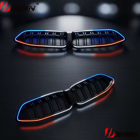 Suitable for LED lighting grille with lamps on the front grille of BMW 19-25 8 Series G14 G15 G16 M8
