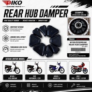 PIKO Brand Rear Hub Damper for Yamaha RXZ LC135 EX5 & Compatible for C70 Kriss W100 Motor Parts Spar