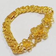 Bracelet Gelang Tangan Dewasa Dunhill Bunga Emas Bangkok FREE COP 916
