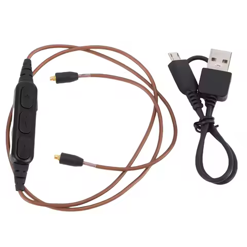 MMCX Bluetooth Earphone Adapter with Microphone 100mAh Built in Battery Fit for SE215 SE315 SE425 SE