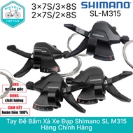 Shimano SL M315 Bicycle Exhaust Shifter 3x7 / 3x8 / 2x7 / 2x8 Speed - Genuine Product