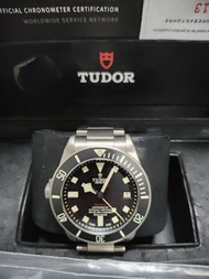 帝舵TUDOR Pelagos LHD42mm 25610 左的有盒跟鈦金屬另一一條潛水帶