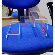 3-Tier Standing Acrylic Bricks Figure Stand - Rotating Nano Brick Stand