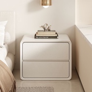 Spot parcel post Multifunctional Cream Style Small Solid Wood Bedside Cabinet Bedroom Simple Modern Creative Minimalist Light Luxury Storage